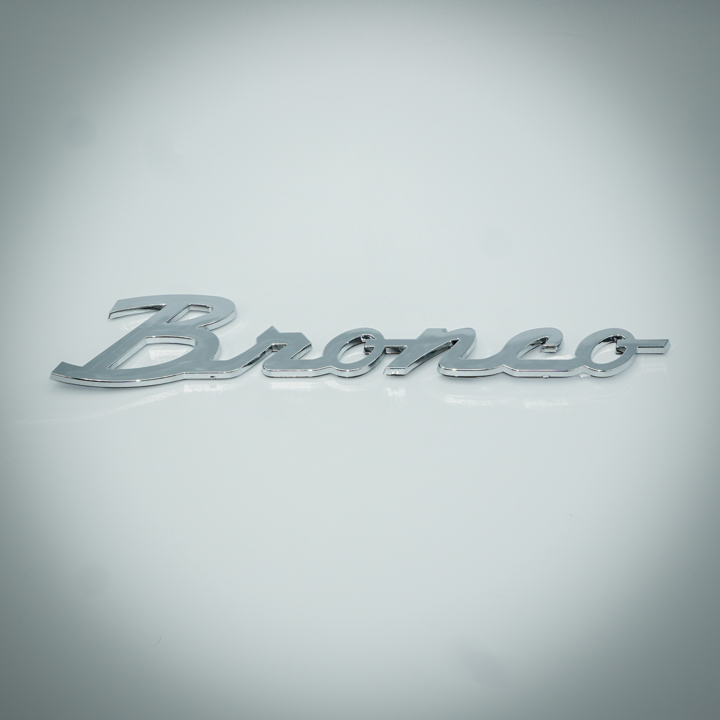 Ford Bronco Custom Emblem (1) - Bronco - Chrome Finish